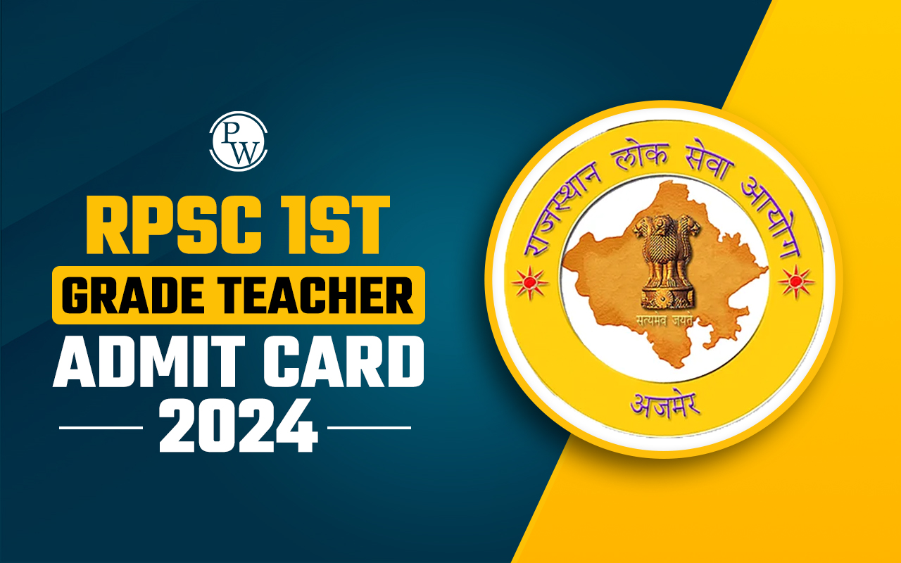 RPSC 1st Grade Admit Card 2024