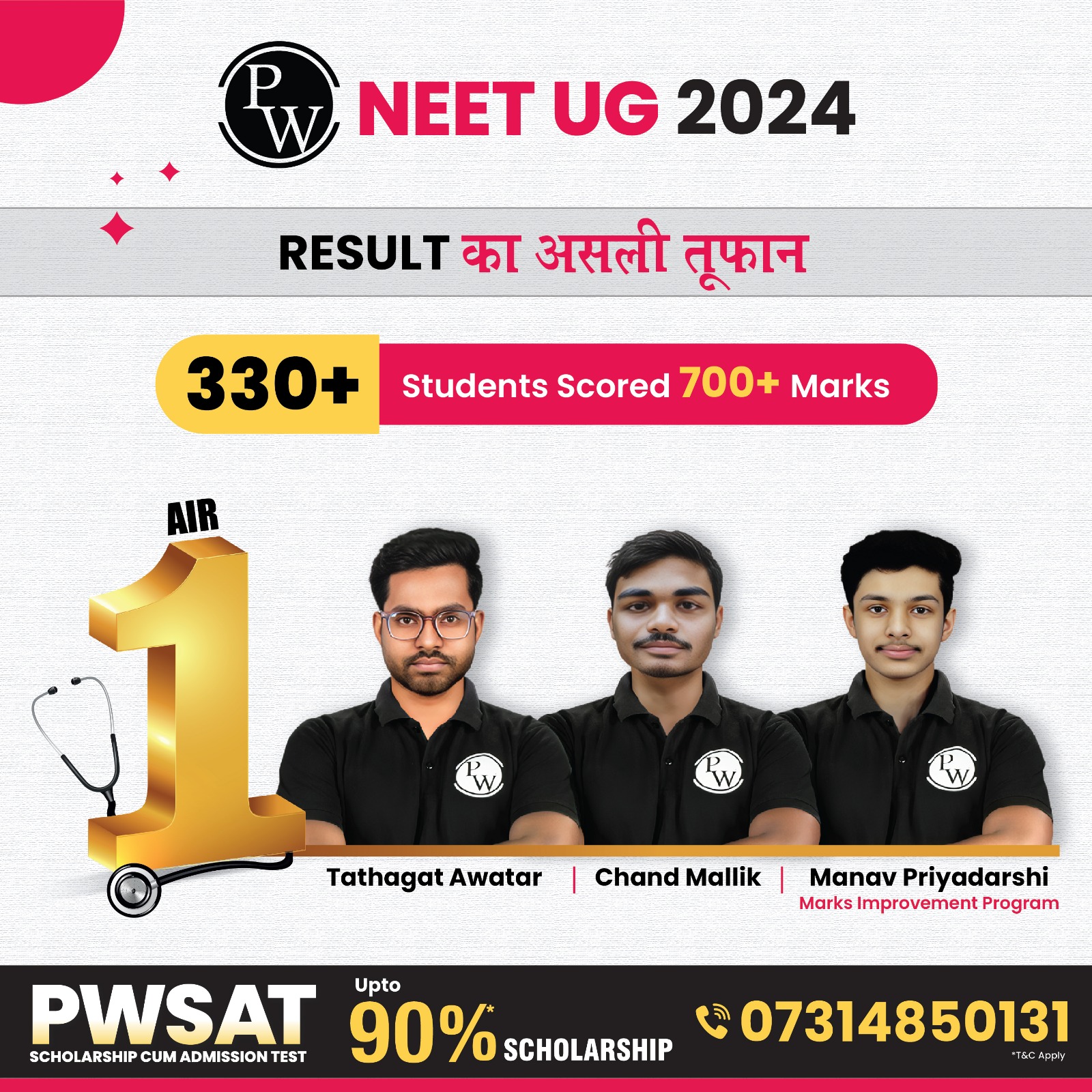 PW Vidyapeeth NEET 2024 Result