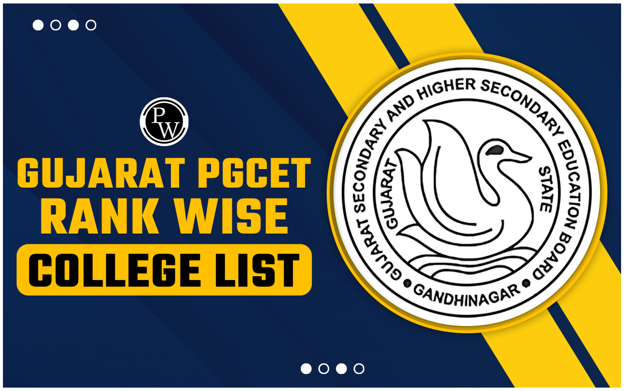 Gujarat PGCET Rank Wise College List