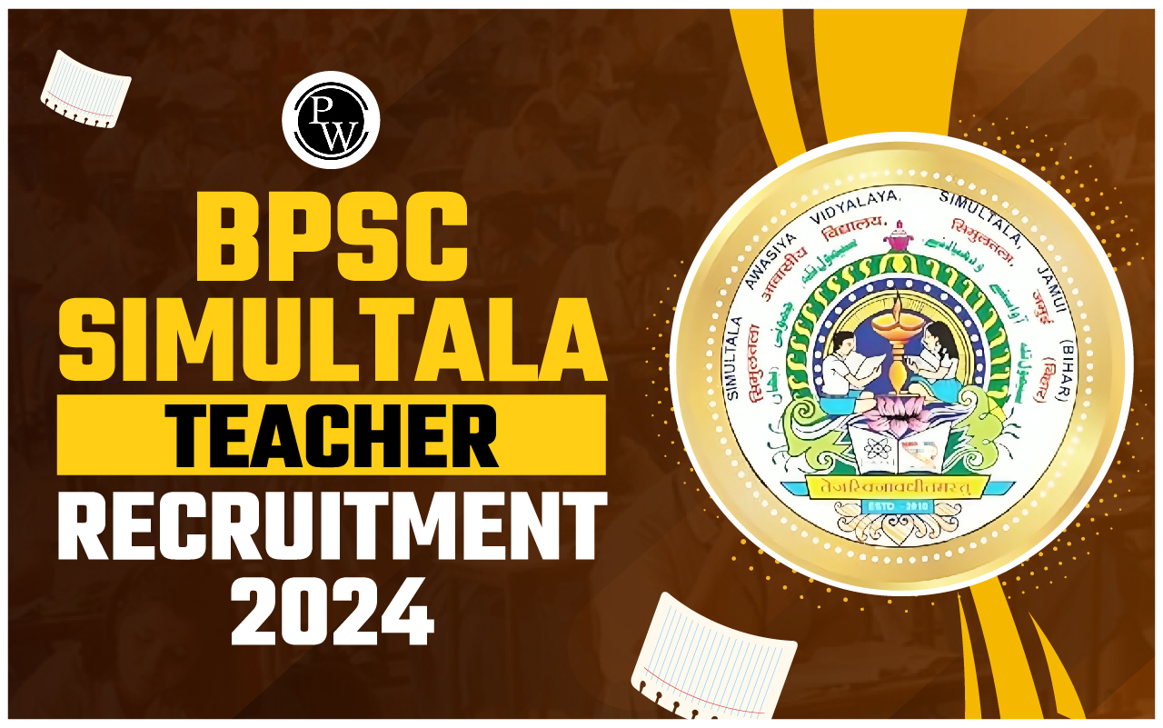 BPSC Simultala Teacher Recruitment 2024