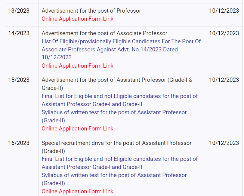 NIT Uttarakhand Assistant Professor Recruitment 2024