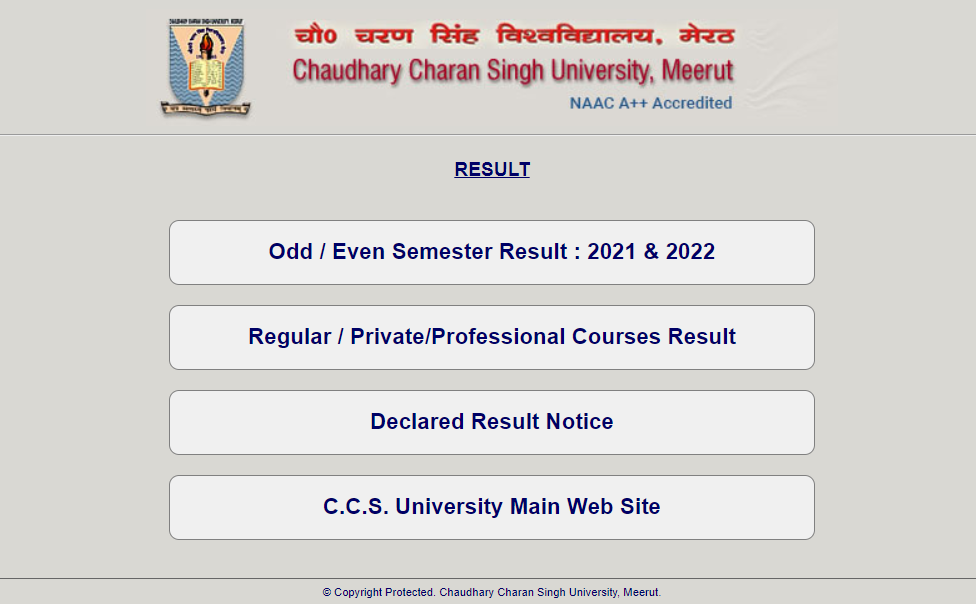 CCSU Result 2023