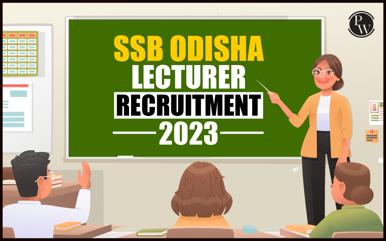 SSB Odisha Lecturer Recruitment 2023