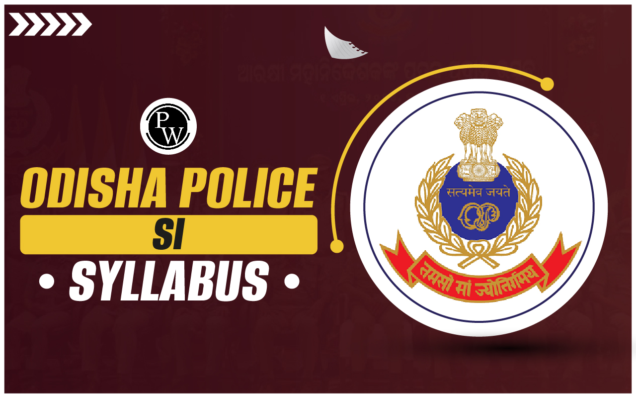 Odisha Police SI Syllabus 2024