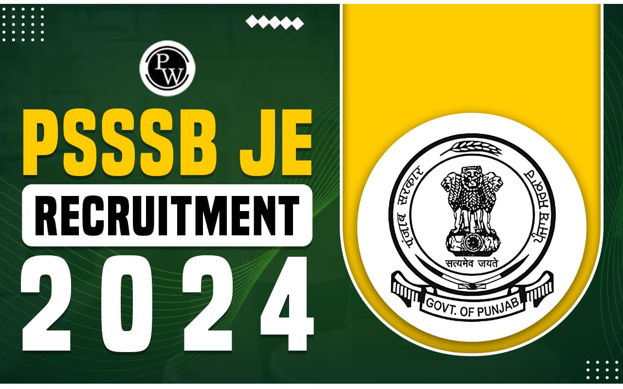 PSSSB JE Recruitment 2024