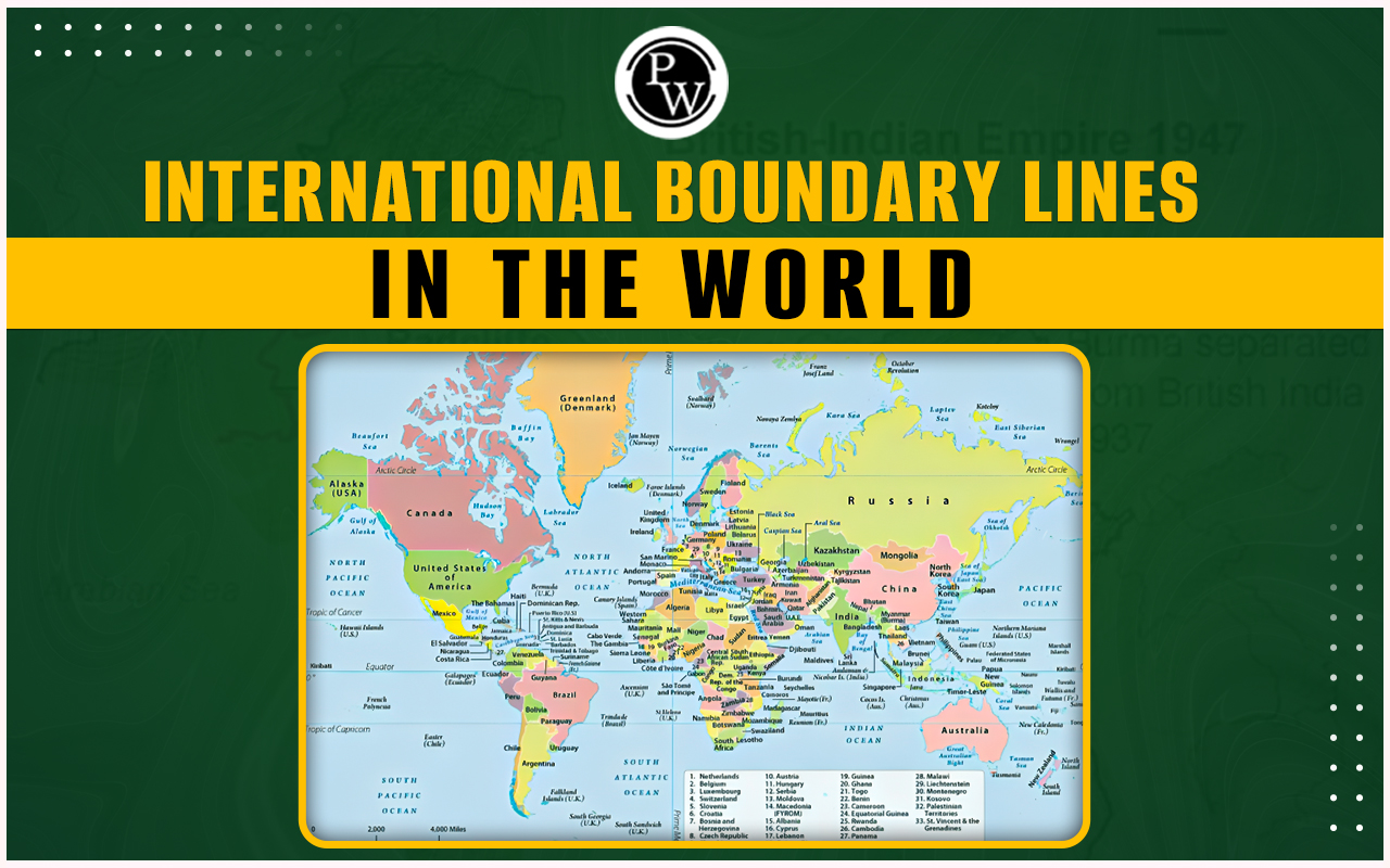 International Boundary Lines in the World