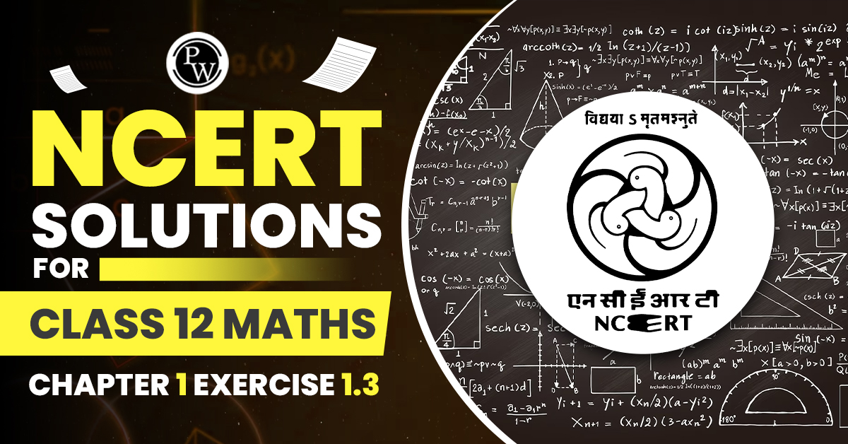 NCERT Solutions for Class 12 Maths Chapter 1 Excercise 1.3