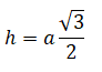 Height on the slant of a Regular Tetrahedron