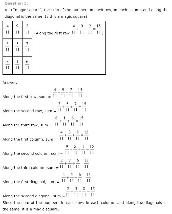 NCERT Solutions for Class 7 Maths Fractions and Decimals Exercise 2.1