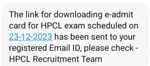 HPCL Engineer/Officer Admit Card 2023
