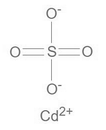Cadmium Sulfate Formula Structure