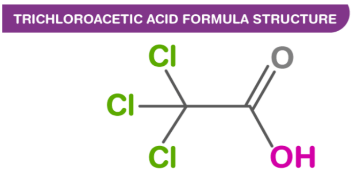 TRICHLOROACETIC ACID FORMULA STRUCTURE