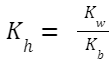 Concentration of OH 