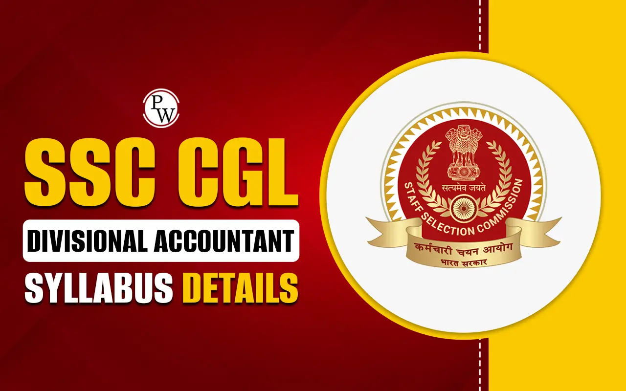 SSC CGL Divisional Accountant syllabus