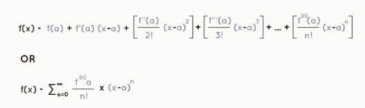 Taylor Series Formula