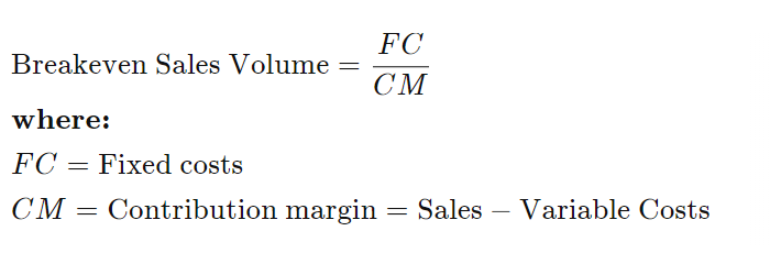 CVP Analysis
