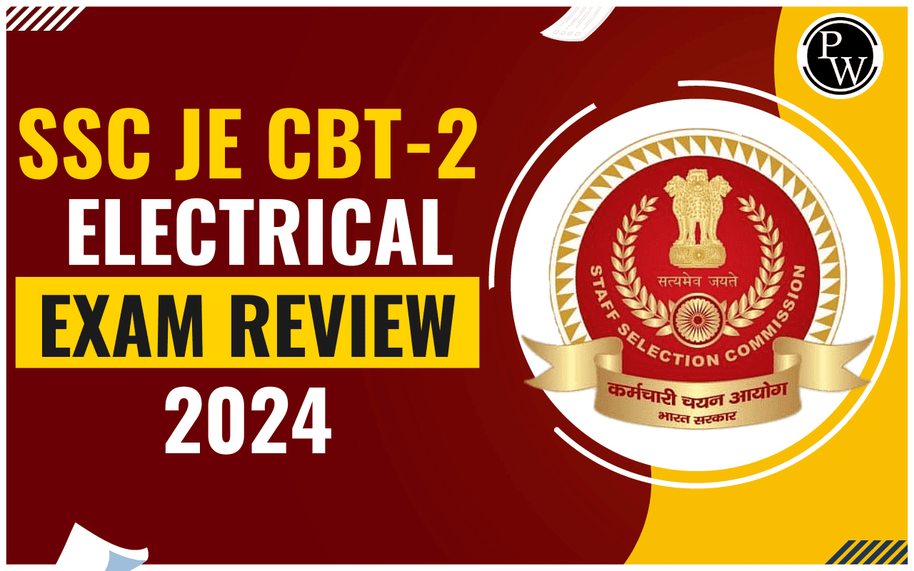 SSC JE CBT 2 Electrical Exam Review 2024