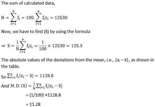 NCERT Solutions for Class 11 Maths Chapter 15 Statistics