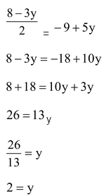 Linear Equations In Two Variables