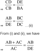 Basic Proportionality Theorem (Thales Theorem)