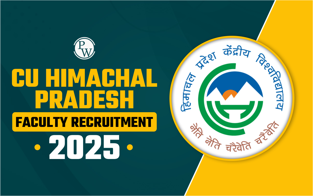 CU Himachal Pradesh Faculty Recruitment 2025