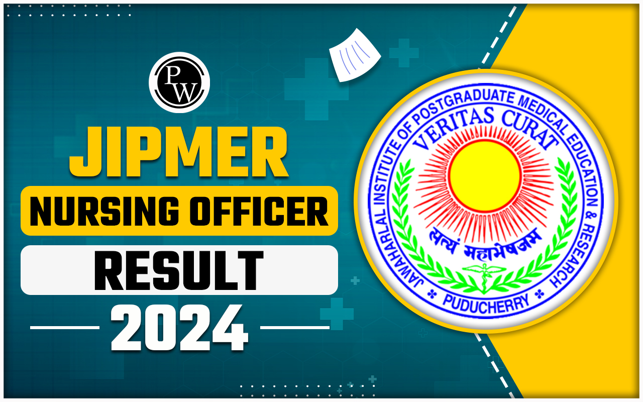 JIPMER Nursing Officer Result 2024