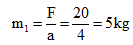 FIRST LAW OF MOTION BY HELP OF SECOND LAW OF MOTION