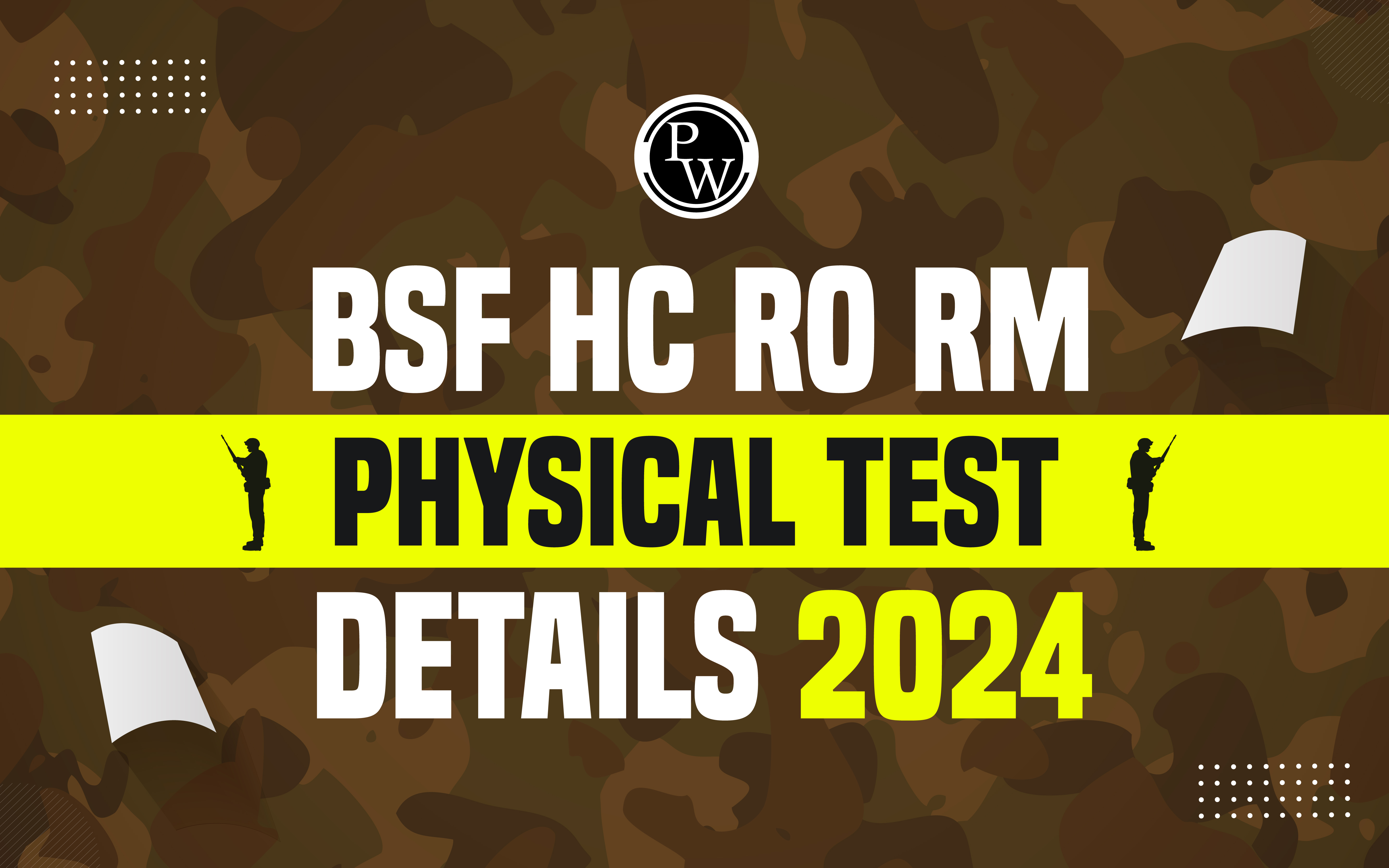 BSF HC RO RM Physical Test Details 2024