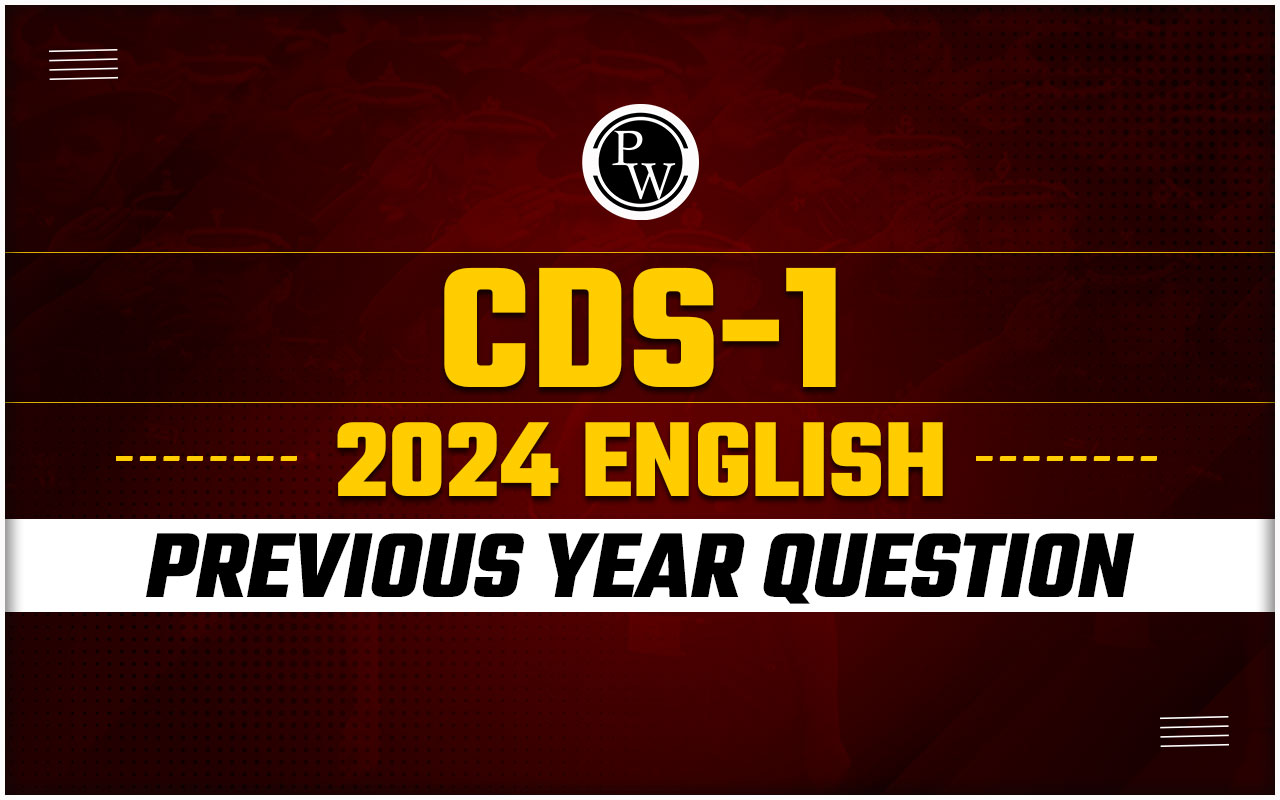 CDS 1 2024 English Previous Year Paper
