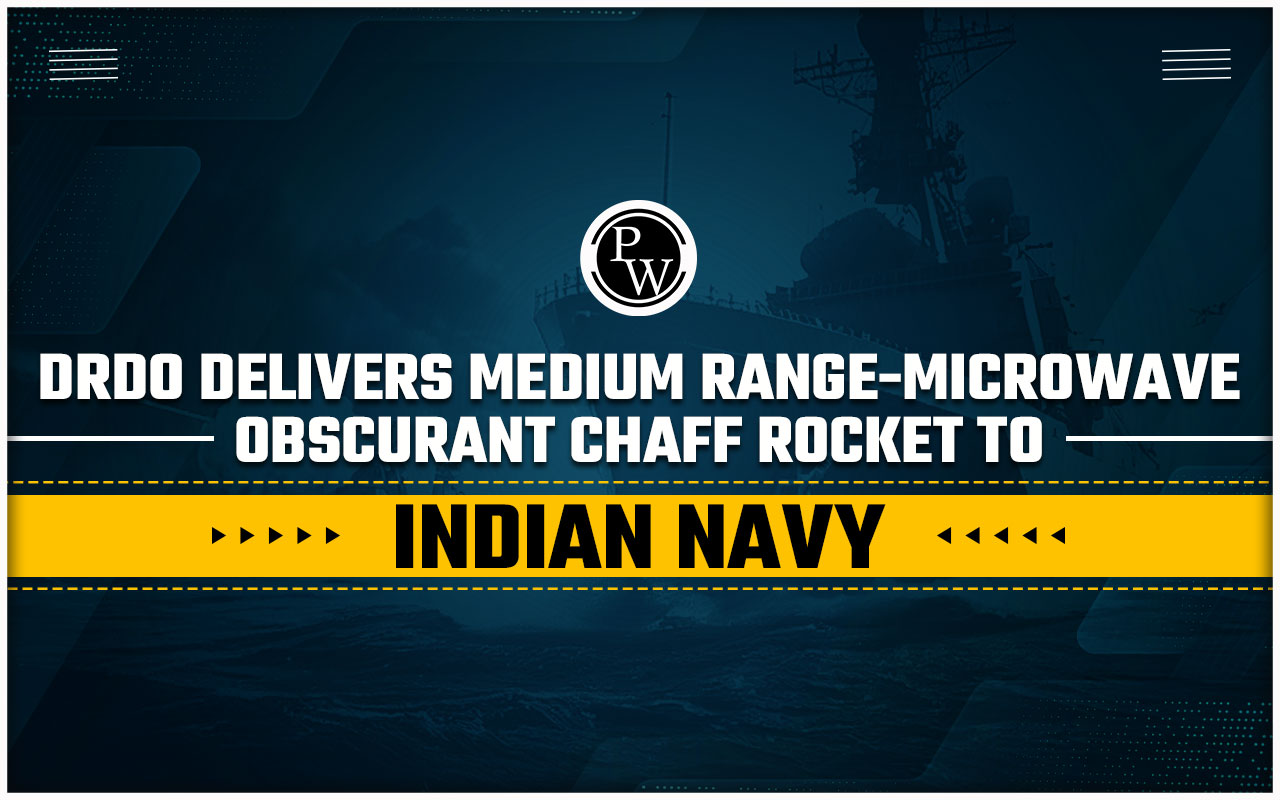 DRDO Delivers Medium Range-Microwave Obscurant Chaff Rocket to Indian Navy
