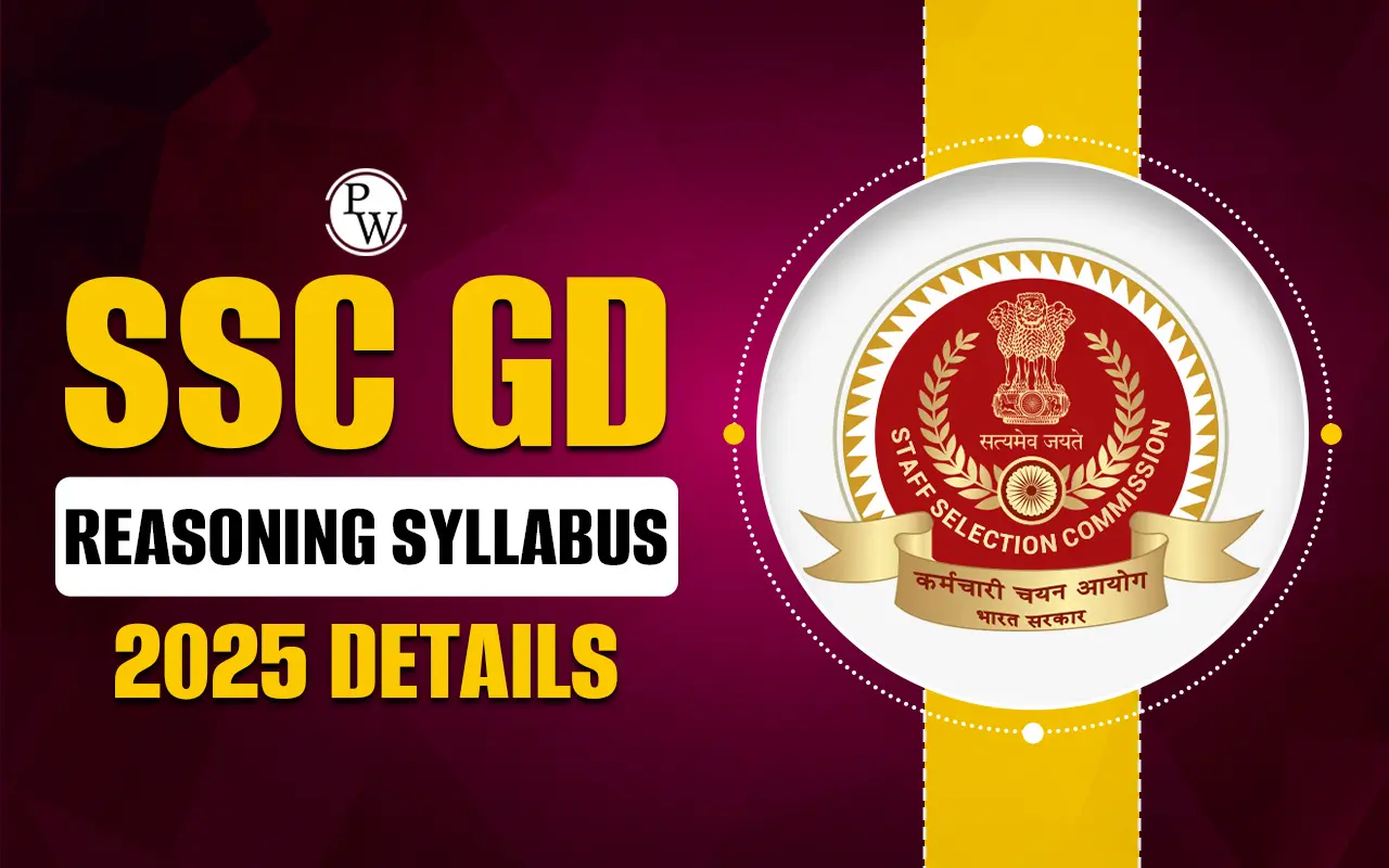 SSC GD Reasoning Syllabus 2025