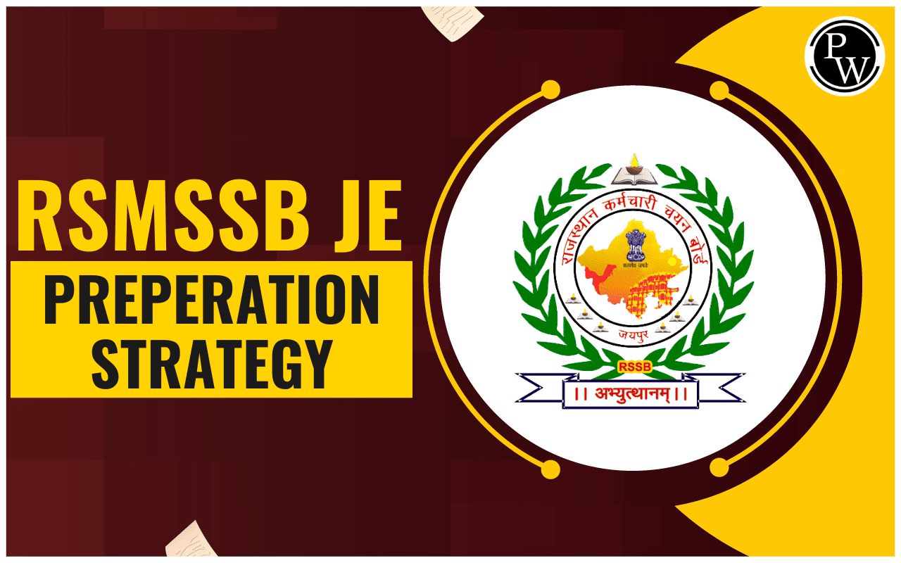 RSMSSB JE Preparation Strategy