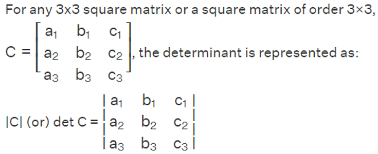 Calculating Determinant of 3x3 Matrix