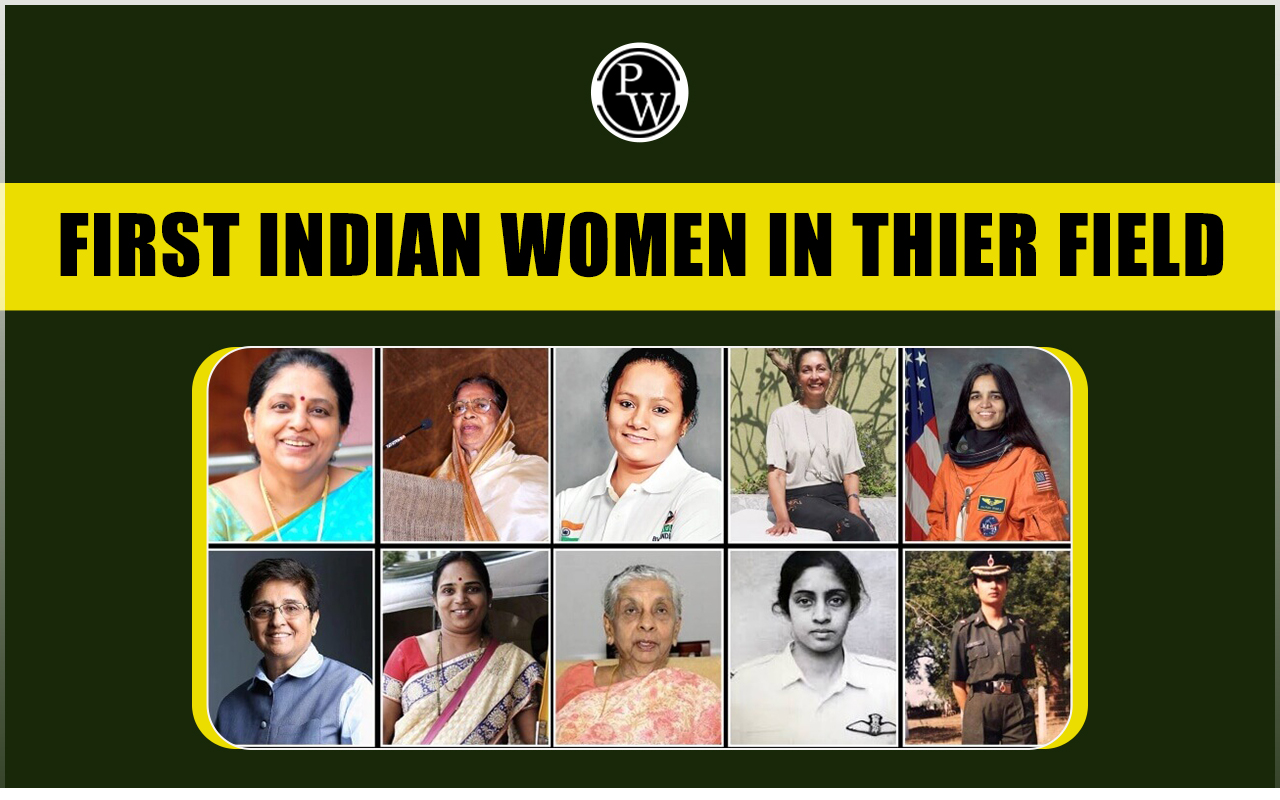 First Indian Women in Their Fields