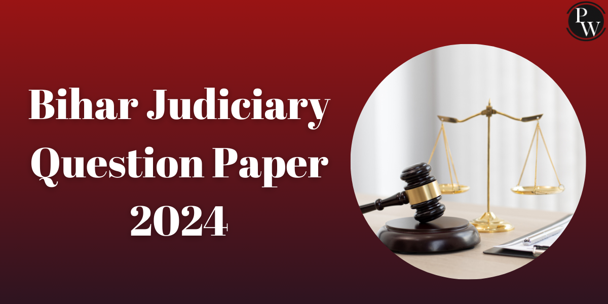 Bihar Judiciary Question Paper 2024