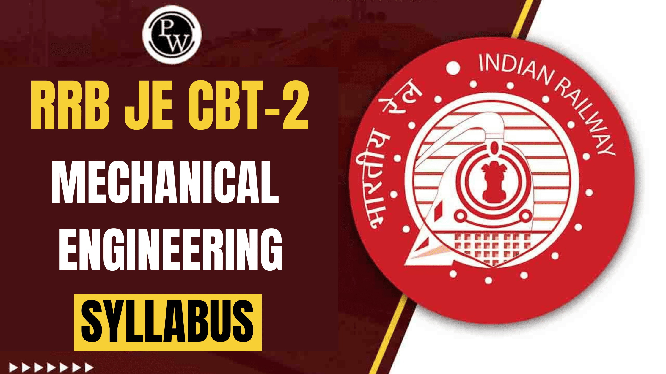 RRB JE CBT-2 Mechanical Engineering Syllabus