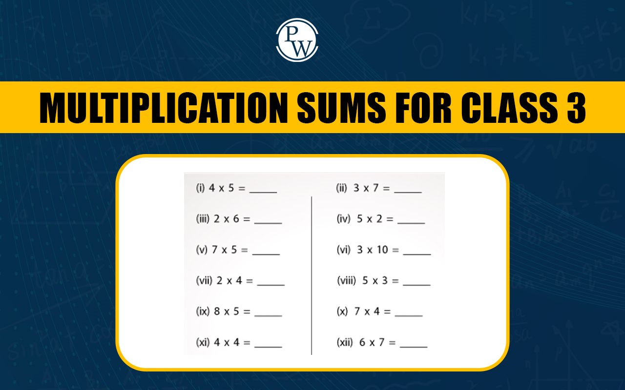 Multiplication Sums for Class 3