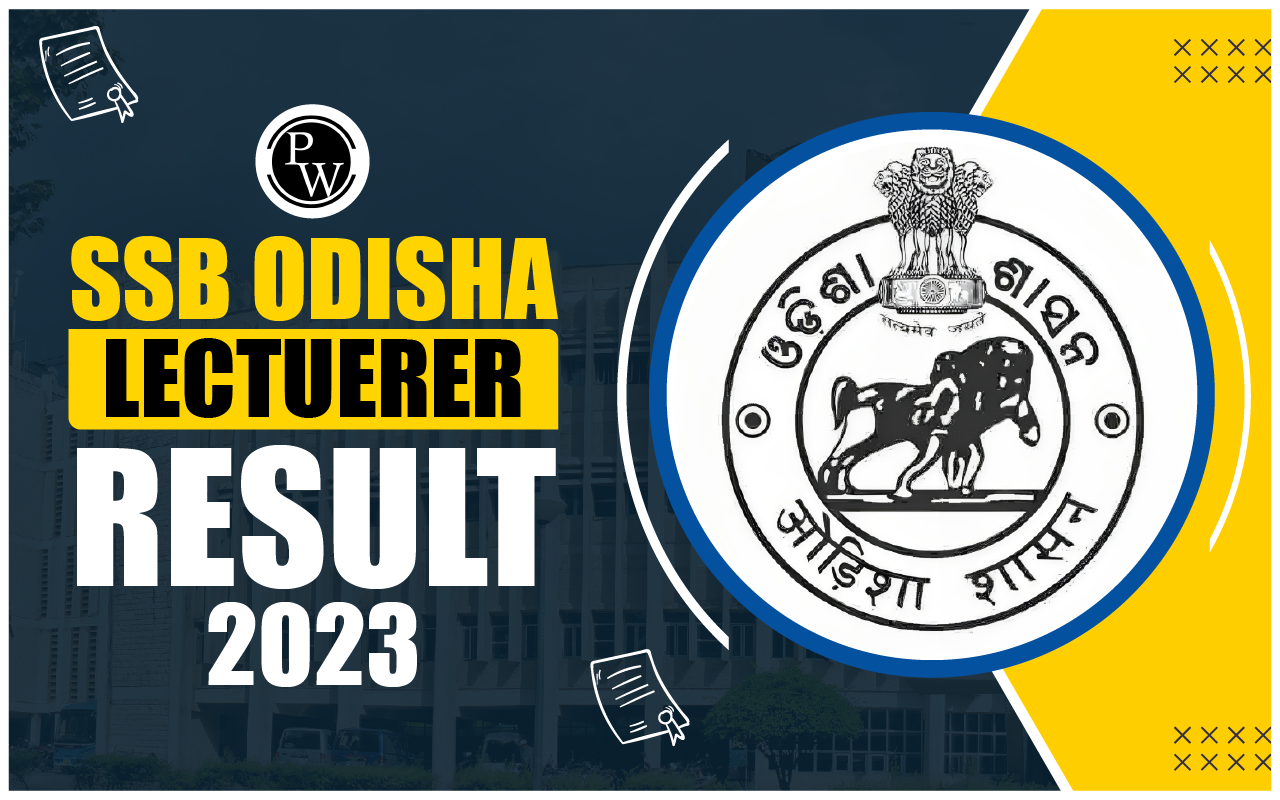 SSB Odisha Lecturer Result 2023
