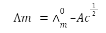 Molar conductivity