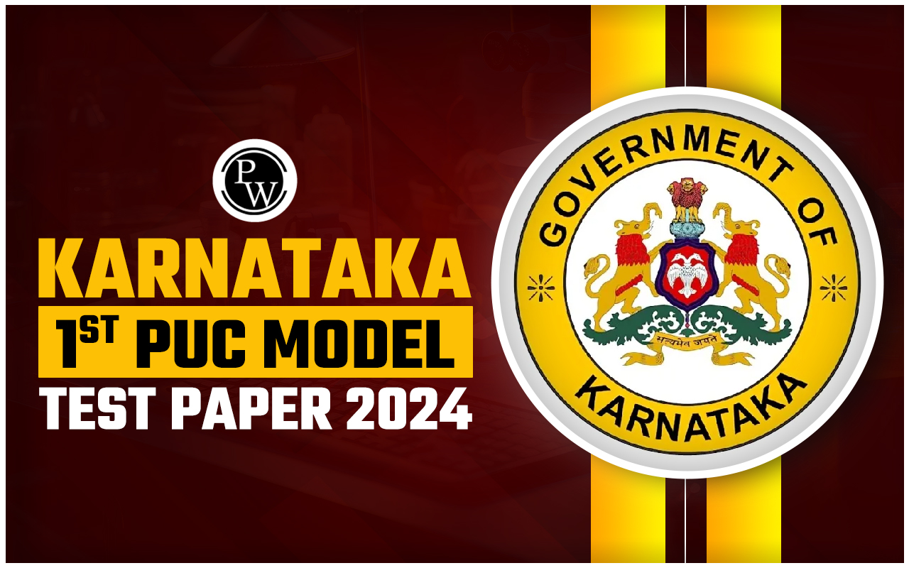 Karnataka 1st PUC Model Test Paper 2024