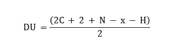 Degree Of Unsaturation Formula