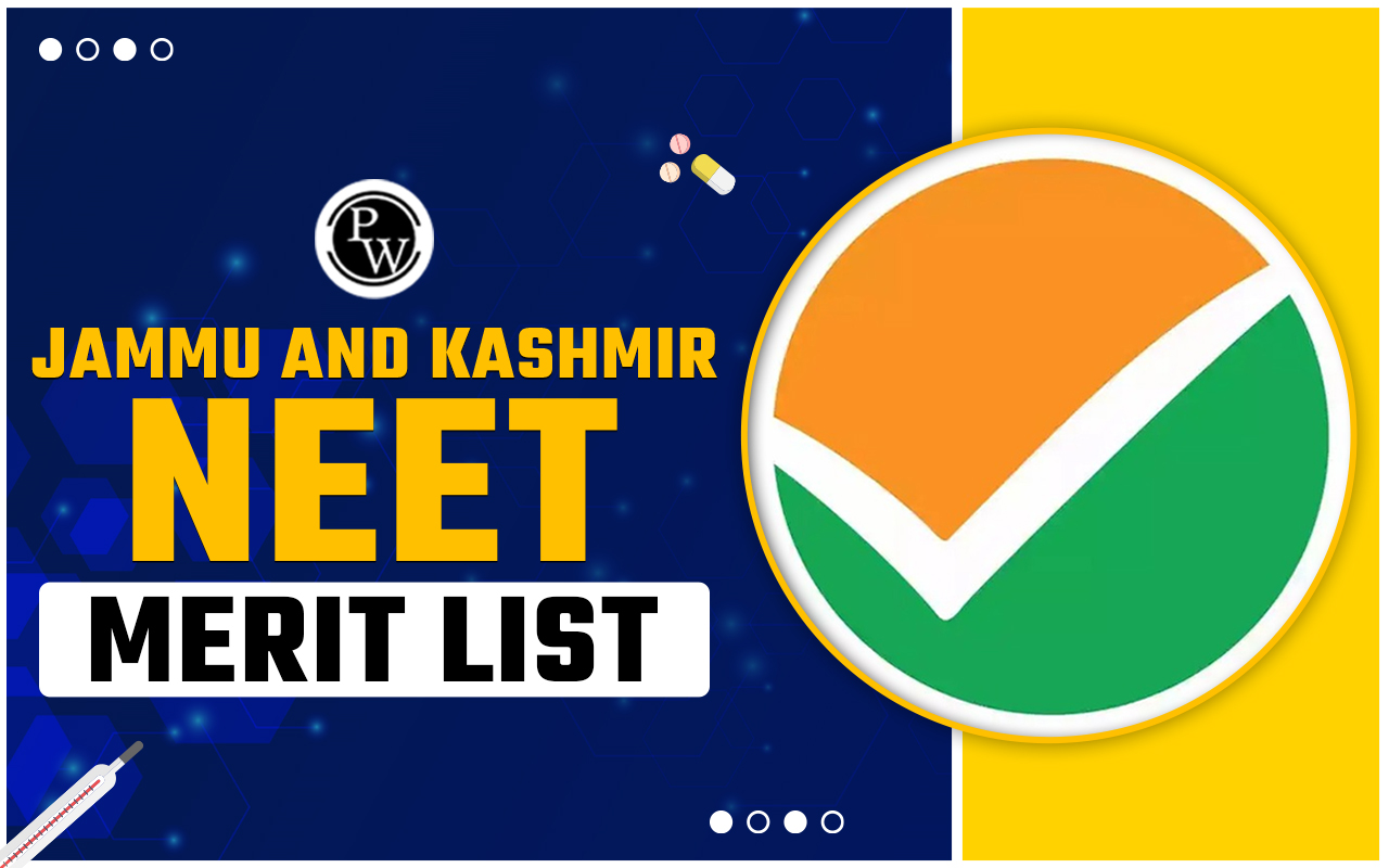 Jammu And Kashmir NEET Merit List 2024 Out, Download PDF