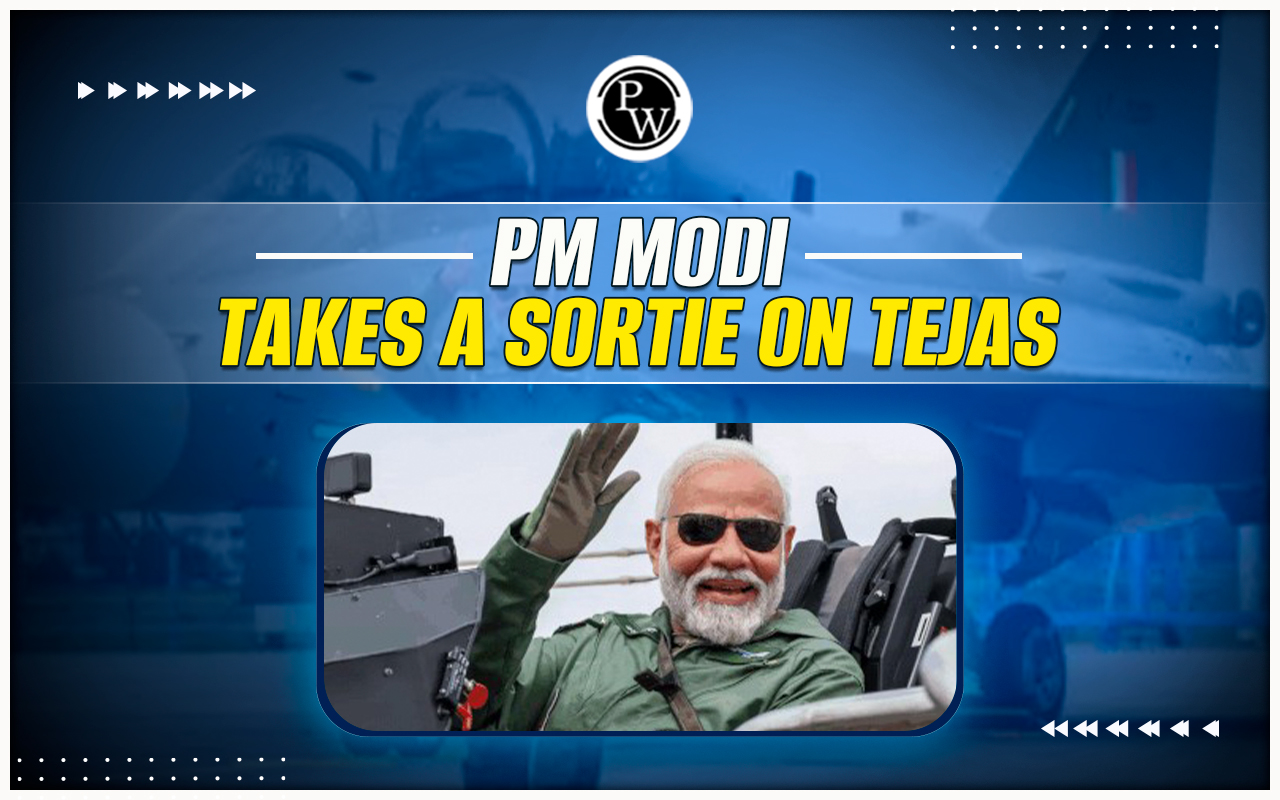 PM Modi Takes a Sortie In Tejas