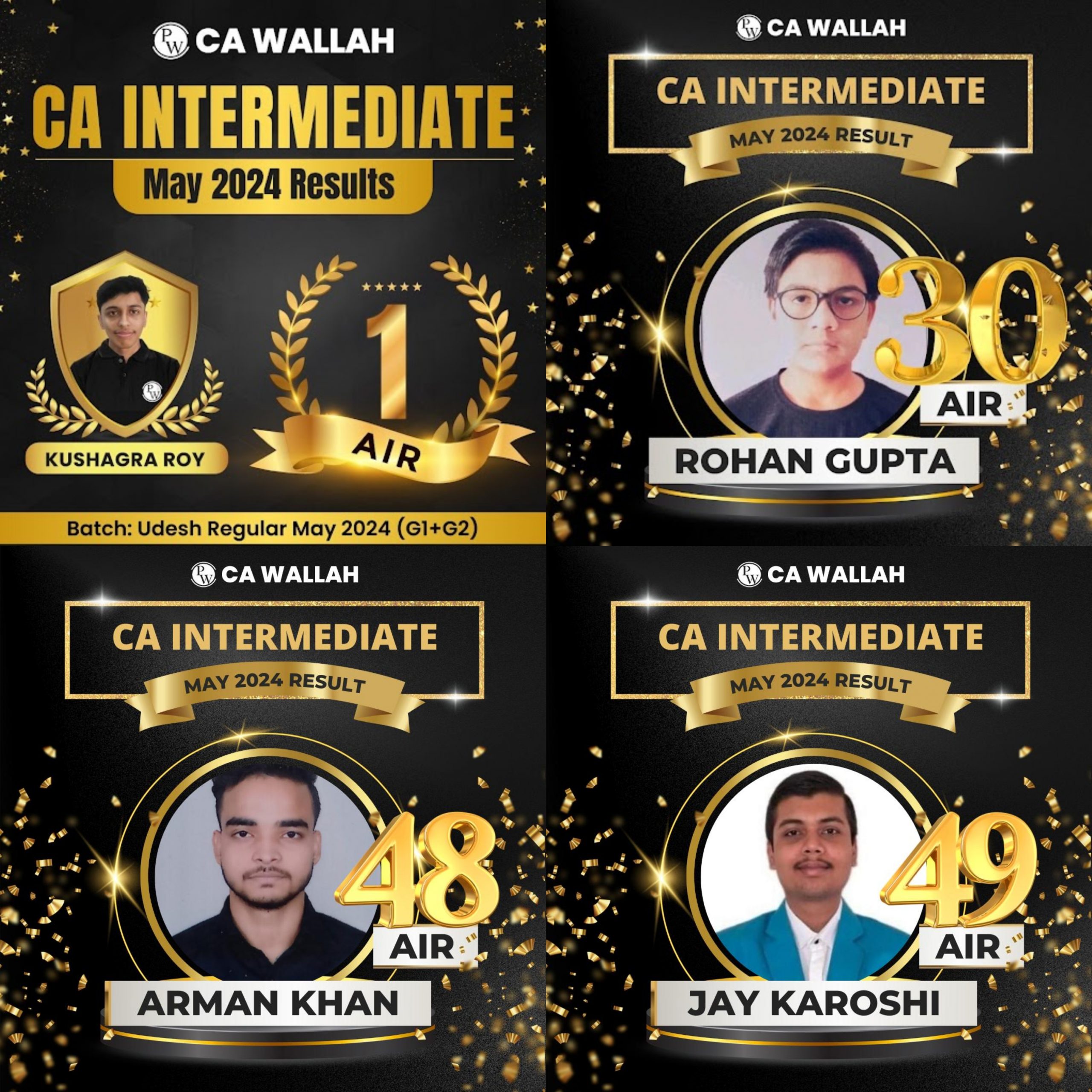 PW CA Intermediate Result 