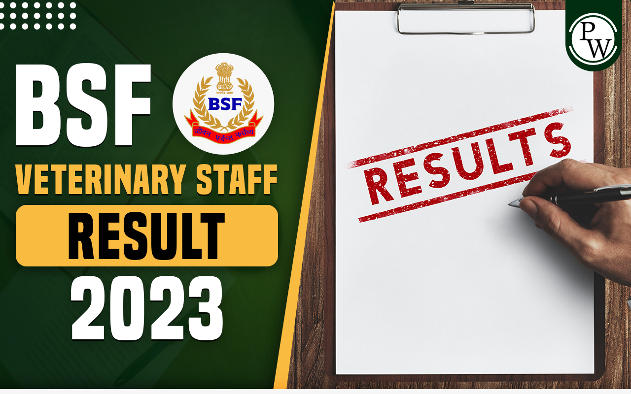 BSF Veterinary Staff Result 2023