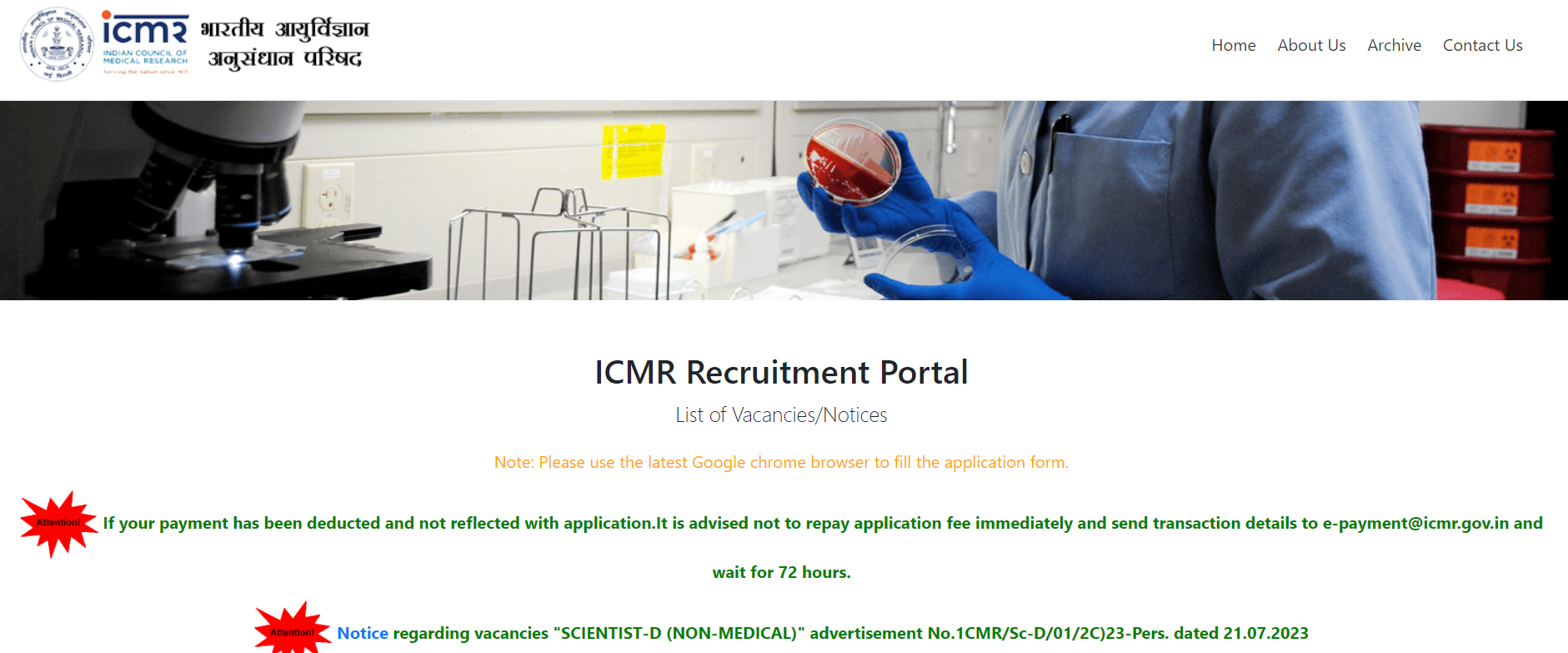 ICMR Faculty Recruitment 2024