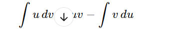 integration of uv formula