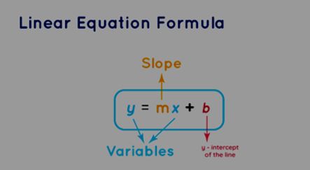 Linear Equation Formula