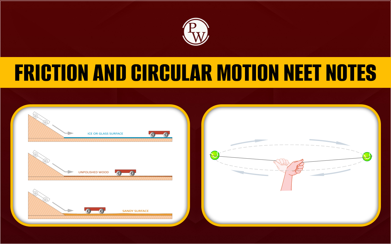 Friction and Circular Motion NEET Notes PDF for 2025, Download Now