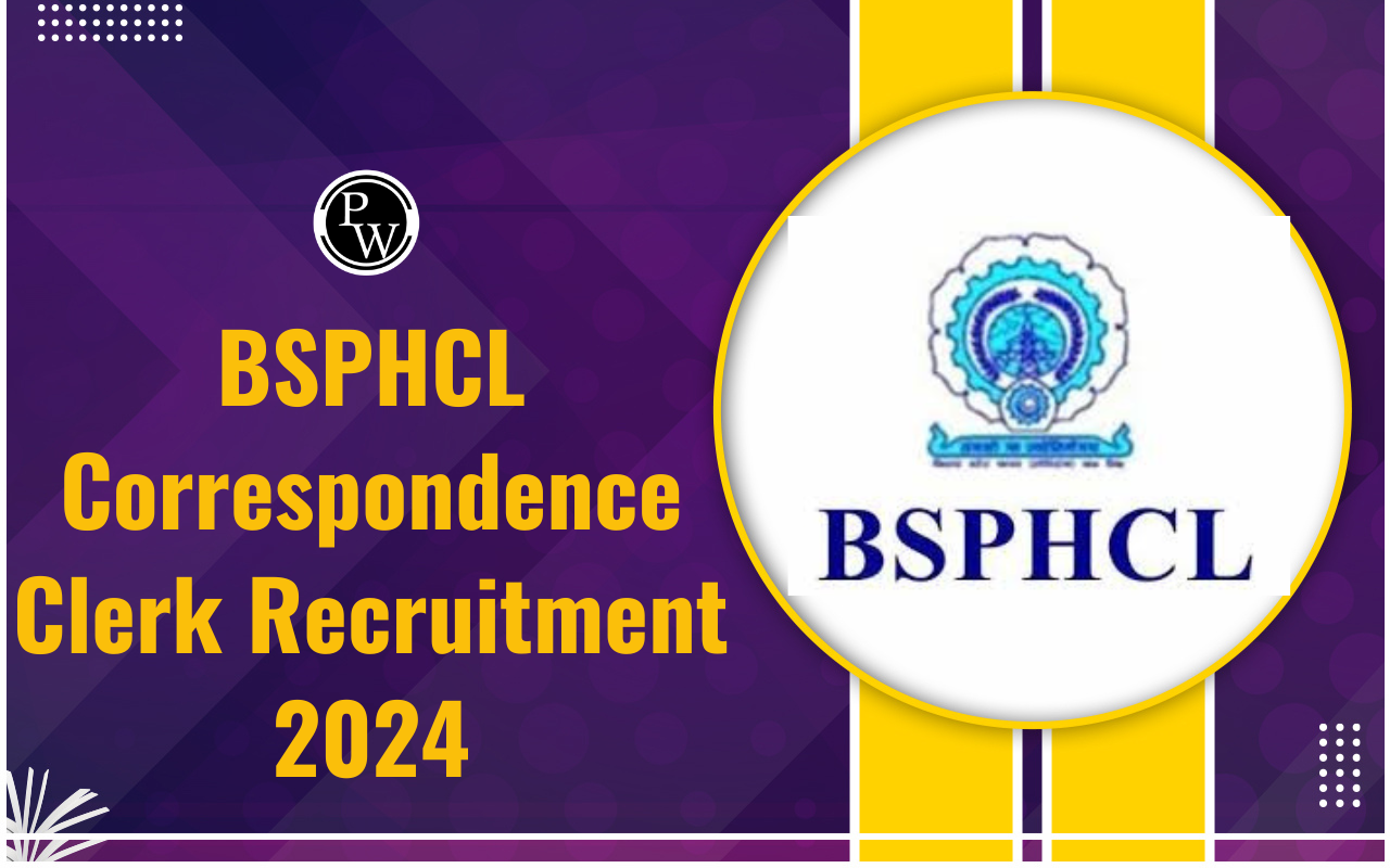 BSPHCL Correspondence Clerk Recruitment 2024